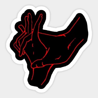 Devils Grip Sticker